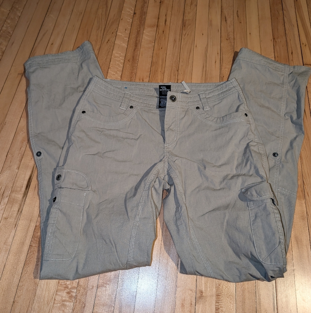Kuhl Women's Cargo Pants - Stone/Taupe color